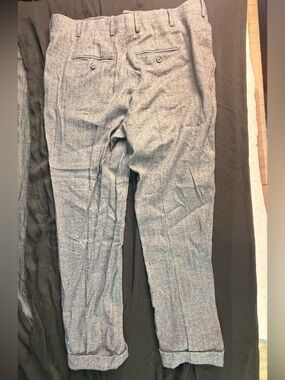 Billy Reid Men's Gray Tweed Dress Pants